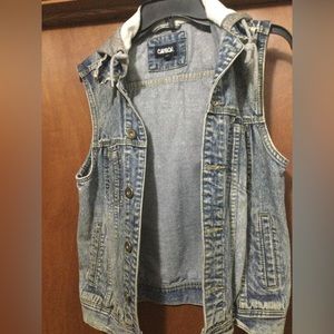 Carbon.  Mens Demin vest size S